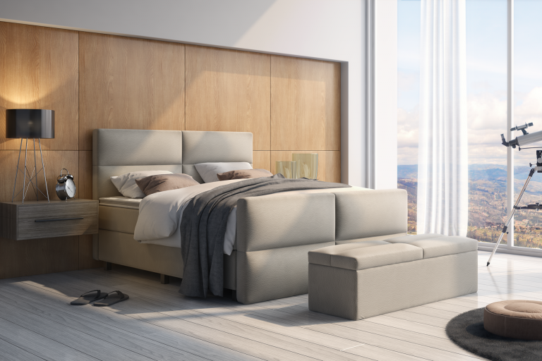 Home Handerson elektrische verstelbare boxspring met voetbord, perfect voor relaxen en tv kijken zonder in slaap te vallen